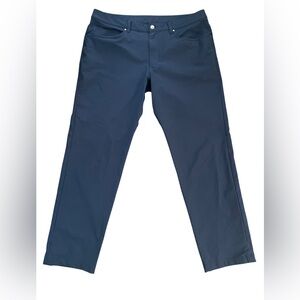 Lululemon Pants Men’s 36 ABC Classic Fit 5 Pocket Navy Blue Casual Minimalist